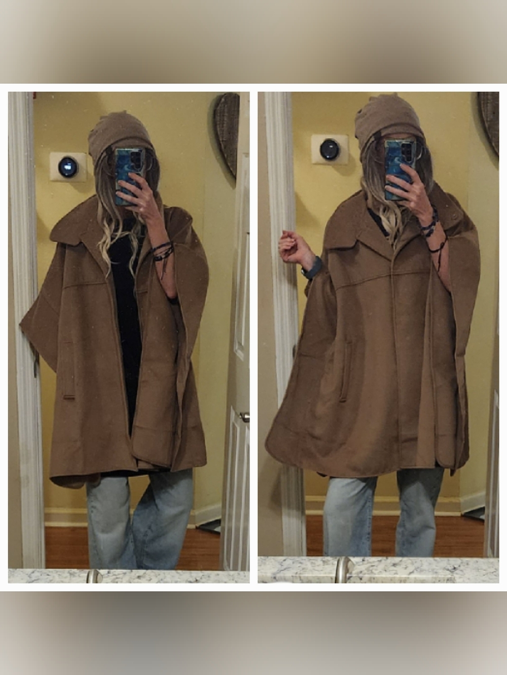 H&M Cape Coat Poncho Kimono Jacket OVERSIZED